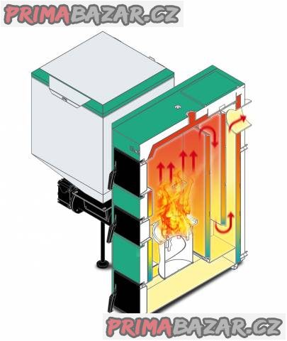 Výprodej automatického kotle na uhlí 25 kW