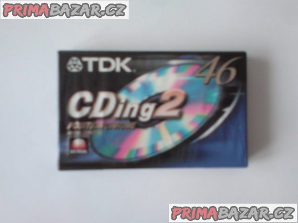 Zabalená MC kazeta TDK CDing2 (chrom) Zabalená MC kazeta TDK CDing2 (chrom)