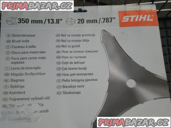 STIHL Trojramenný vyžínací nůž 350mm STIHL Trojramenný vyžínací nůž 350mm