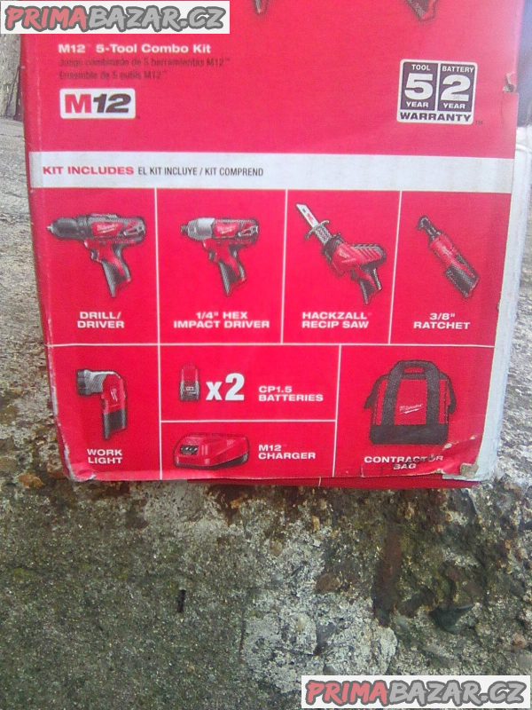 Milwaukee M12 5-Tool Combo Kit (2498-25)