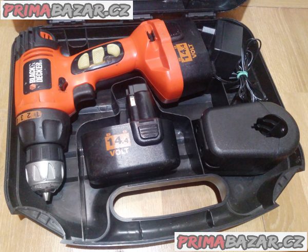 AKU vrtačky Black & Decker +Alpha-tools +2x nabíječka!!!