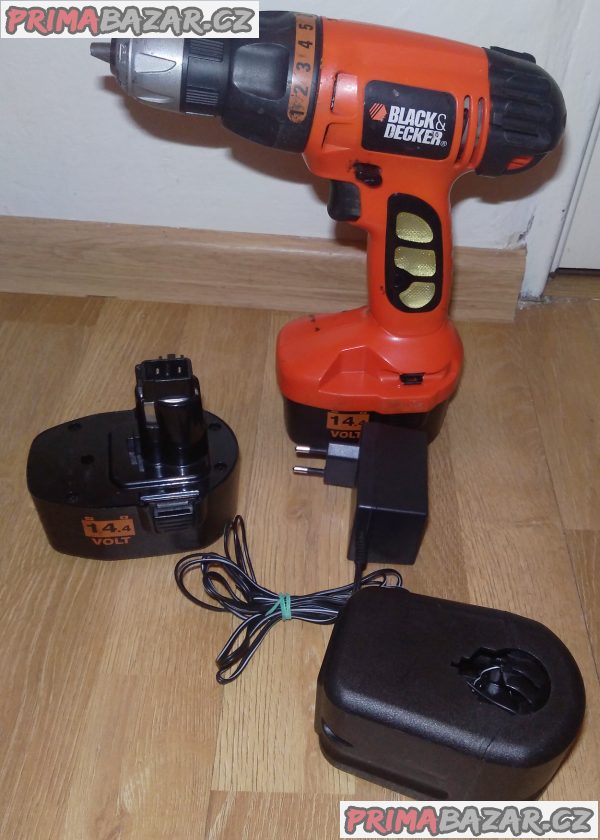 AKU vrtačky Black & Decker +Alpha-tools +2x nabíječka!!!