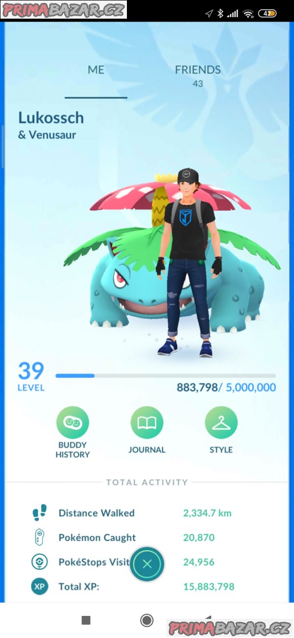 Pokémon Go Účet (30× Mewtwo) Level 39