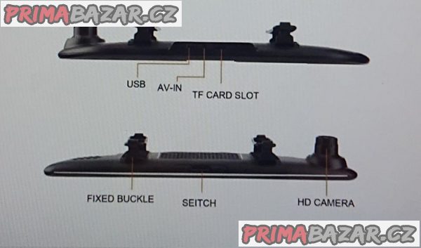 Kamera do auta na zpětné zrcátko