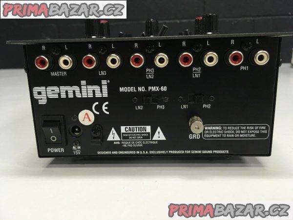 Gemini PMX-60, Stereo Preamp Mixer