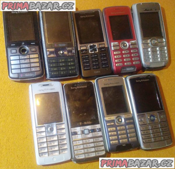 Různé mobily Sony Ericsson na náhradní díly -levně!!!