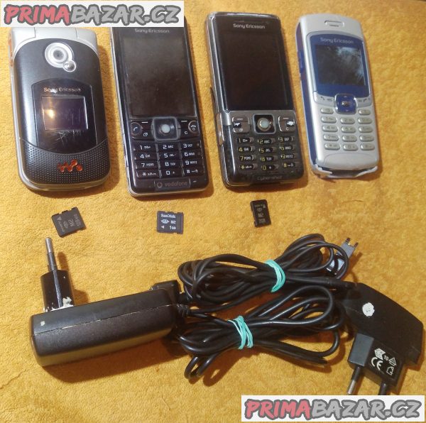 4x mobil Sony Ericsson -100 % funkční!!!