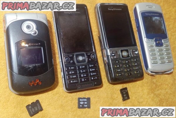 4x mobil Sony Ericsson -100 % funkční!!!