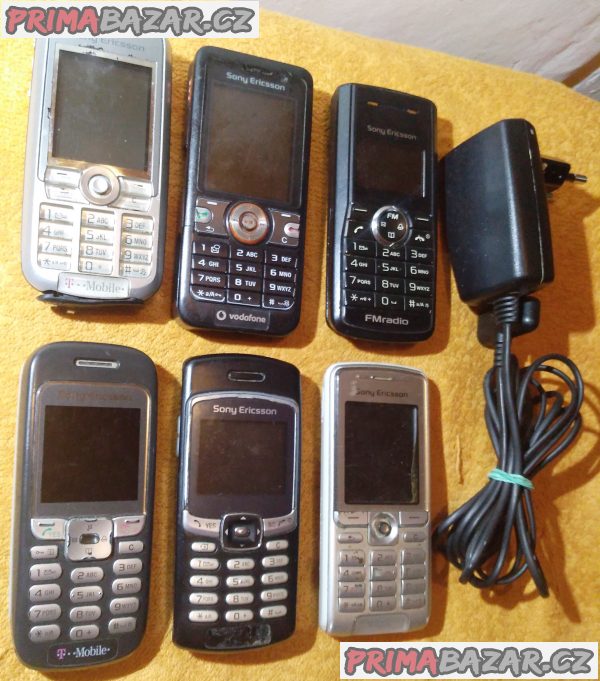 6x mobil Sony Ericsson -100 % funkční -LEVNĚ!!!