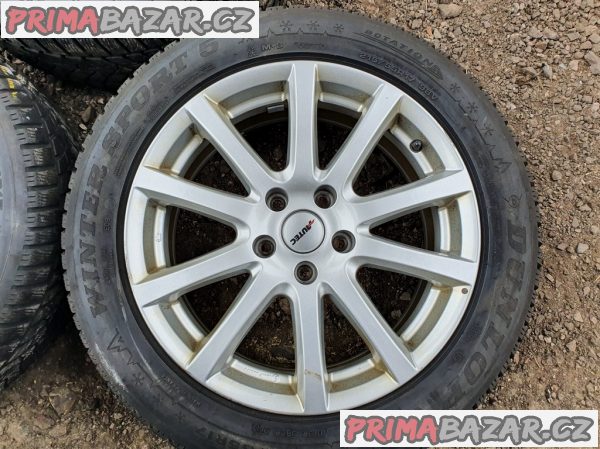 Alu kola elektrony Autec se7017 5x112 7jx17 et40 pneu 60% vzorek Dunlop sport 5 215/55 r17 98v 7x17