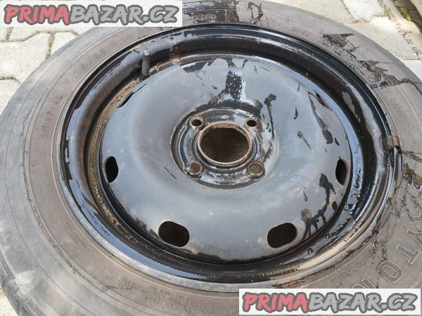 Plechové disky citroen 4x108 5.5jx14 et24 pneu 175/65 r14 82t 40-50% vzorek letni možnost zaslání na dobírku