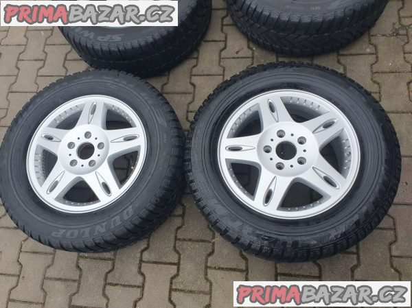 alu kola orig. Mercedes Benz G W460 W463 označení dílu 4634011002 5x130 7.5jx18 et63 pneu 90% vzorek dunlop 265/60 r18 110h zt kolesá je možnost zaslání na dob