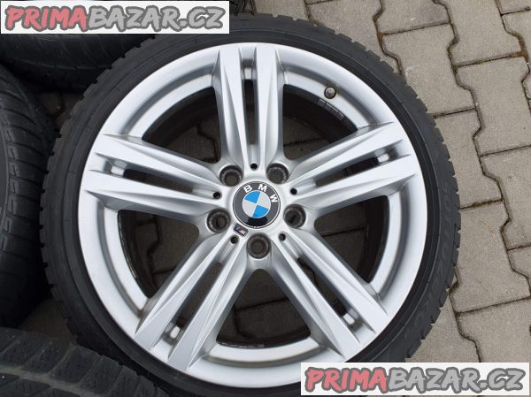 Alu kola elektrony v super stavu bmw m ková řada F20 F21 F22 7845853 5x120 8jx18 is52 pneu pirelli 225/40 r18 92V pneu 30% vzorek zet s čidlama tlak M paket možnost zaslání na dobírku plat