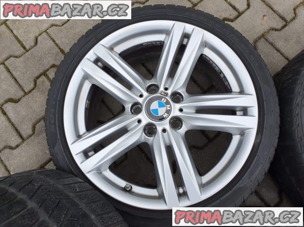 Alu kola elektrony v super stavu bmw m ková řada F20 F21 F22 7845853 5x120 8jx18 is52 pneu pirelli 225/40 r18 92V pneu 30% vzorek zet s čidlama tlak M paket možnost zaslání na dobírku plat