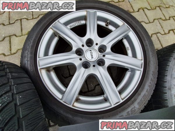 Alu kola elektrony rial germ do757 5x120 7.5jx17 et35 pneu dunlop sports 5 225/50 r17 94h zet 2x60 a 2x90% vzorek senzory tlaku 7,5x17 kolesá je možnost zaslání na dobírku platí