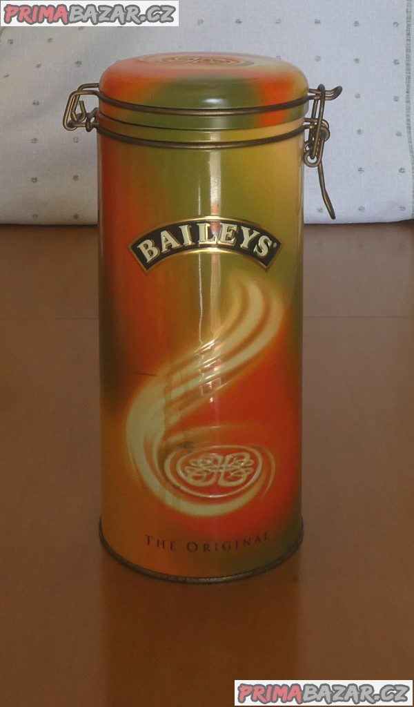 Stará plechová dóza Baileys