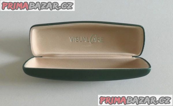 Pouzdro na brýle nové+hadřík+šnůrka  zelené Visual Care