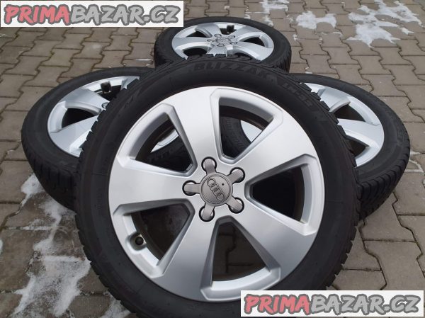 Alu kola elektrony v top stavu orig. Audi A3 S3 8V0601025c 5x112 6jx17 et48 pneu bridgestone 205/50 r17 93h