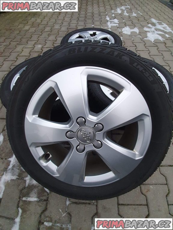 Alu kola elektrony v top stavu orig. Audi A3 S3 8V0601025c 5x112 6jx17 et48 pneu bridgestone 205/50 r17 93h