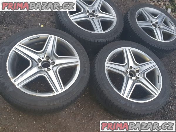 R20 Alu kola elektrony orig. AMG GL M-class A1664012202 5x112 9jx20 et41 pneu michelin 275/45 r20