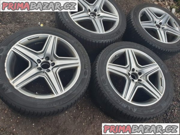 R20 Alu kola elektrony orig. AMG GL M-class A1664012202 5x112 9jx20 et41 pneu michelin 275/45 r20