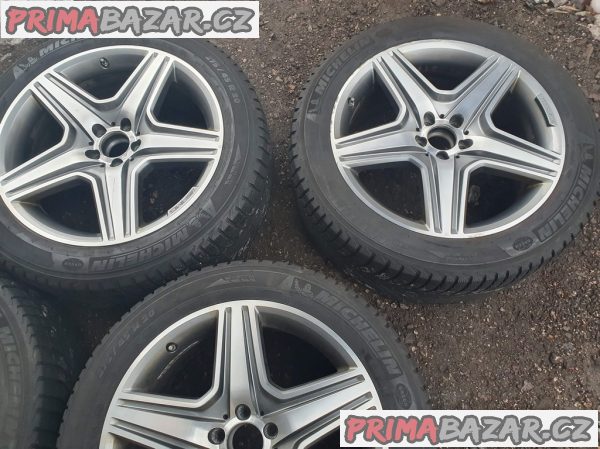 R20 Alu kola elektrony orig. AMG GL M-class A1664012202 5x112 9jx20 et41 pneu michelin 275/45 r20