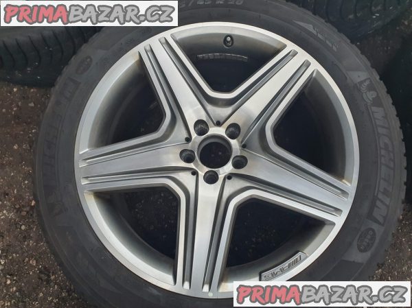 R20 Alu kola elektrony orig. AMG GL M-class A1664012202 5x112 9jx20 et41 pneu michelin 275/45 r20