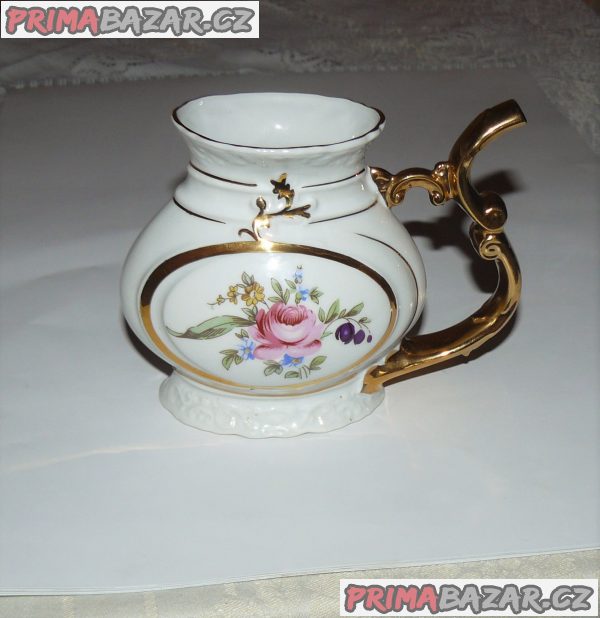 Porcelánový pohár s hrdlem 140x108x75 mm