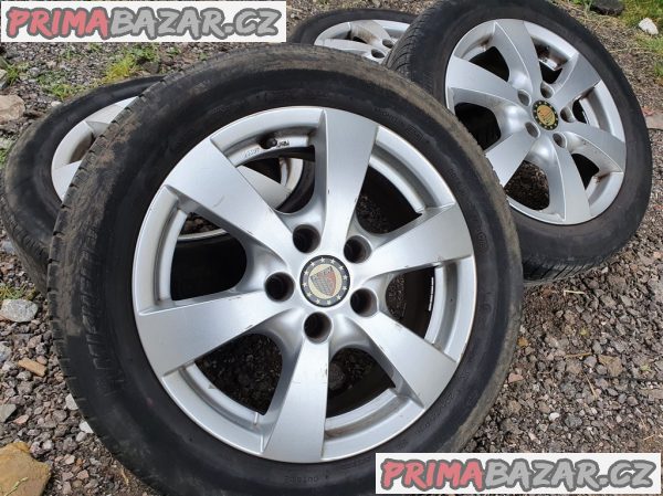 Alu kola ronal 5x112 6.5jx16 et40 pneu michelin 205/55 r16 91h 40% vzorek 6,5x16 cena je za kompl