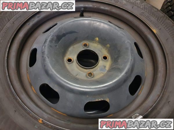 Plechove disky orig. Peugeot citroen s pneu conti 4x108 6jx15 et27 pneu continental 195/65 r15 91h 60% vzorek cena je za všechny 4 disky i