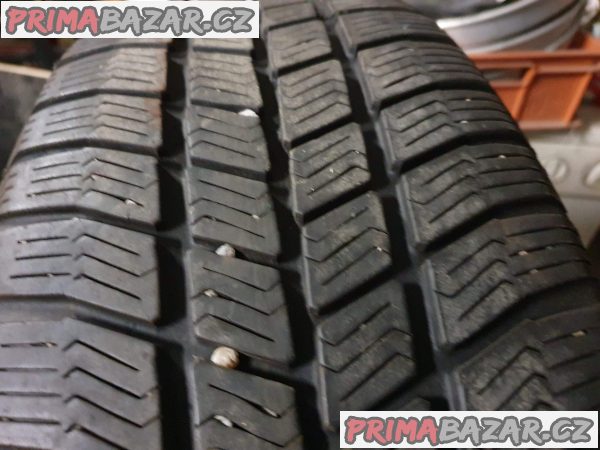 Plechove disky s pneu barum peugeot citroen 4x108 6.5jx15 et27 pneu barum dot2517 195/65 r15 91t 70% vzorek zimní  cena je za všechny 4 disky i s