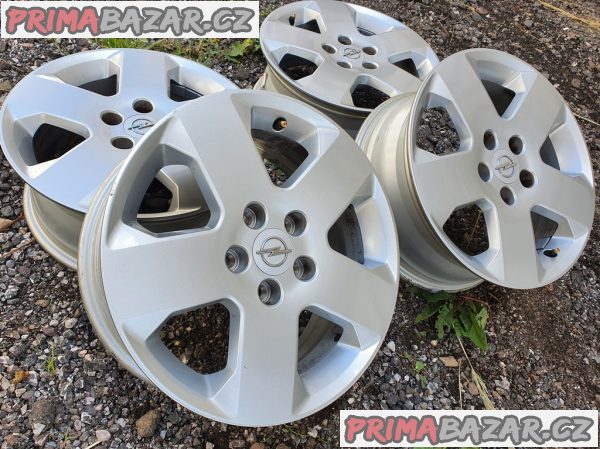 Alu kola Opel GM r16 5x110 6.5jx16 et41 v pěkném stavu 6,5x16  cena je za kompletní sa