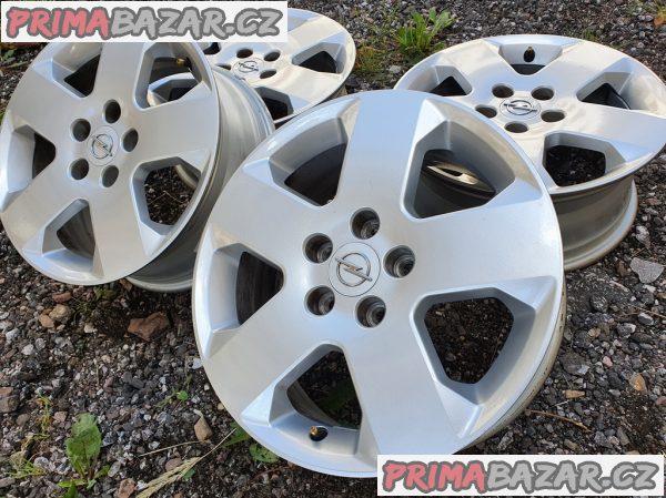 Alu kola Opel GM r16 5x110 6.5jx16 et41 v pěkném stavu 6,5x16  cena je za kompletní sa