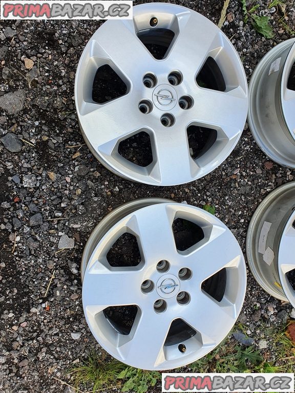 Alu kola Opel GM r16 5x110 6.5jx16 et41 v pěkném stavu 6,5x16  cena je za kompletní sa