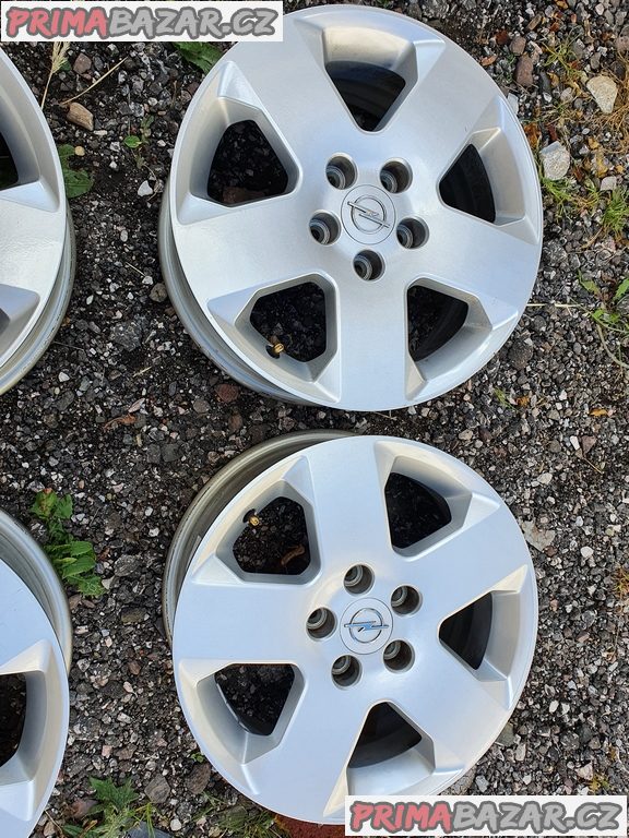 Alu kola Opel GM r16 5x110 6.5jx16 et41 v pěkném stavu 6,5x16  cena je za kompletní sa