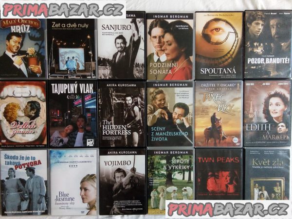 120 orig. DVD světovýchch režisérů po cca 69