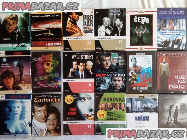 120 orig. DVD světovýchch režisérů po cca 69