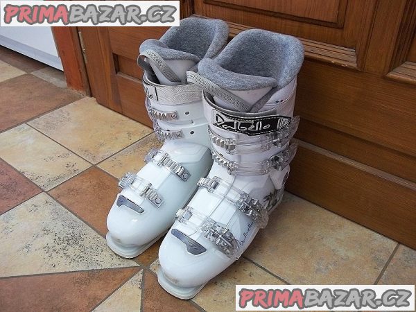 Dámské lyžařské boty přeskáče lyžáky DALBELLO bílé