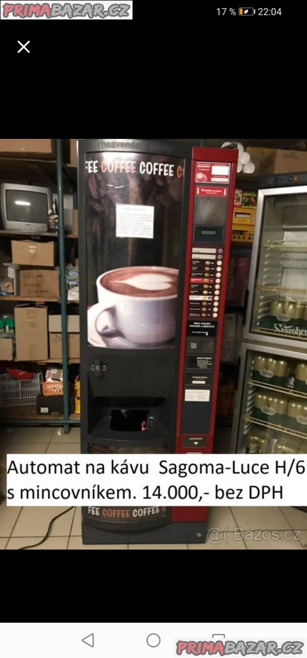 Automat na kávu Sagoma-Luce H6