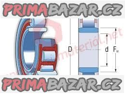 Ložisko NU 309 NA (NOVÉ) válečkové jednořadé (45x100x25)