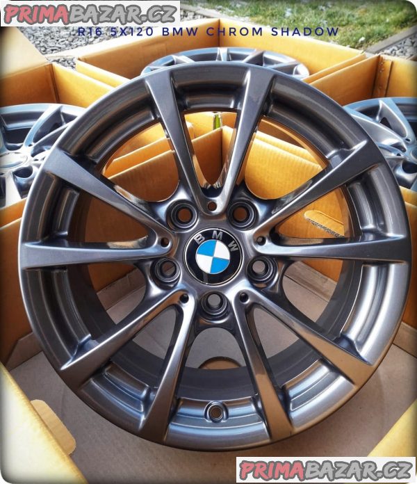 R16 5x120 BMW Chrom Shadow F30 F20 E46 E84 E87 E90E91