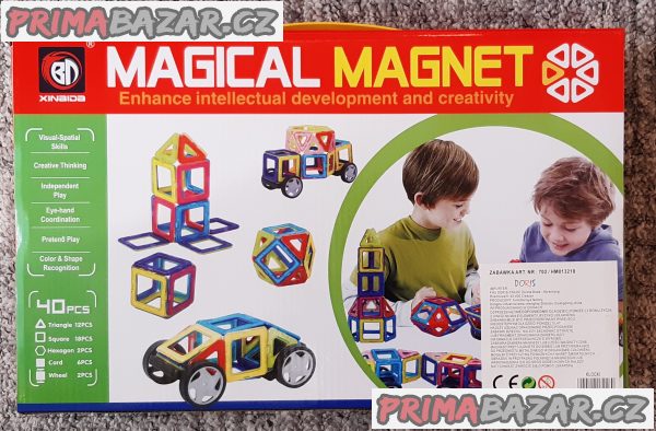 Nová magnetická stavebnice Magical magnet
