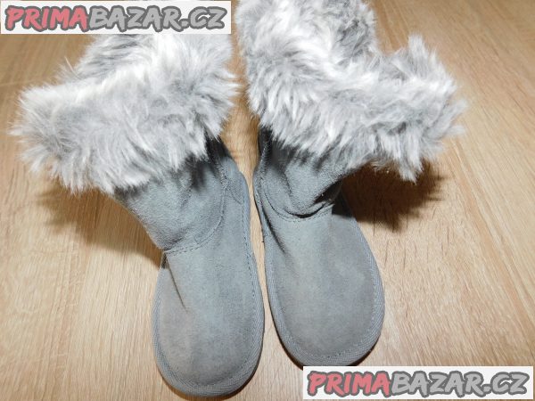 Dívčí zimní boty-válenky-vel.UK6-EU22 - TOP STAV