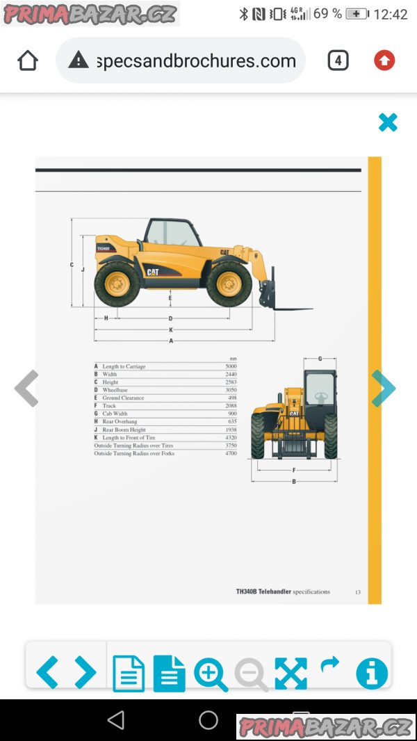 Caterpillar TH340B