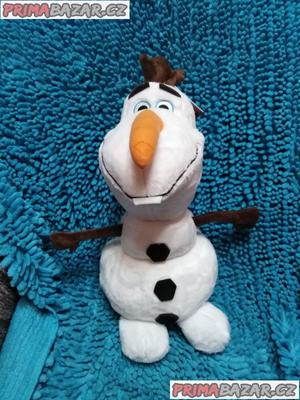 plyšový Olaf Frozen II svítící nos