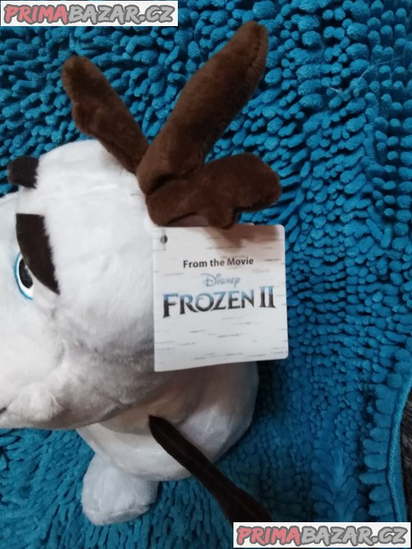 plyšový Olaf Frozen II svítící nos