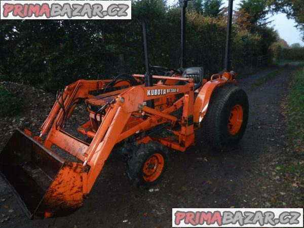 Malotraktor Kubota B.8cII.00 s odnímatelným čelným nakladačom