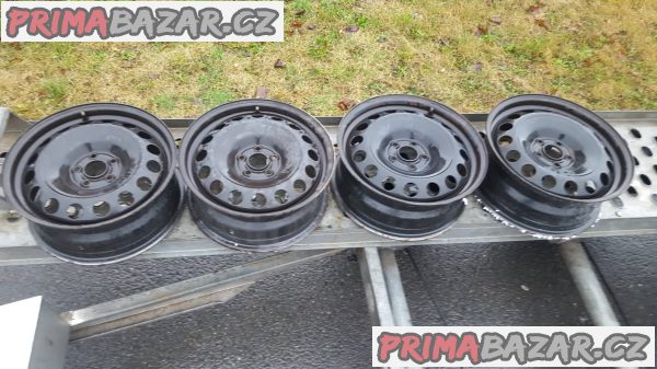 Plechove disky 5x100 r16 et 42, original na skoda octavia 1, RS, fabia, bora. A3