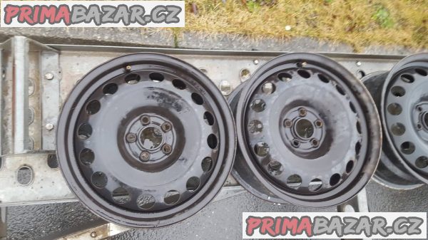 Plechove disky 5x100 r16 et 42, original na skoda octavia 1, RS, fabia, bora. A3