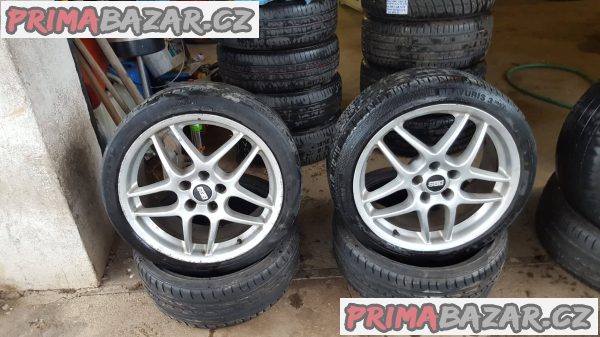 alu kola BBS 5x112 8jx18 et37 pneu barum 225/40 r18